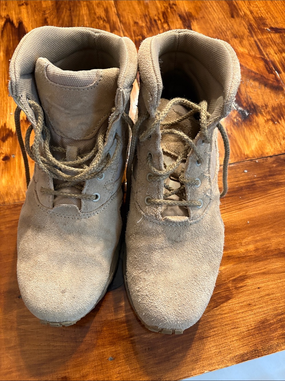 Rothco Tan Deployment Boots with Lace-Up Front